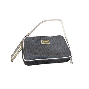 Michael Kors womans brown Jet Set Travel Large Logo Crossbody Bag SKU 9224